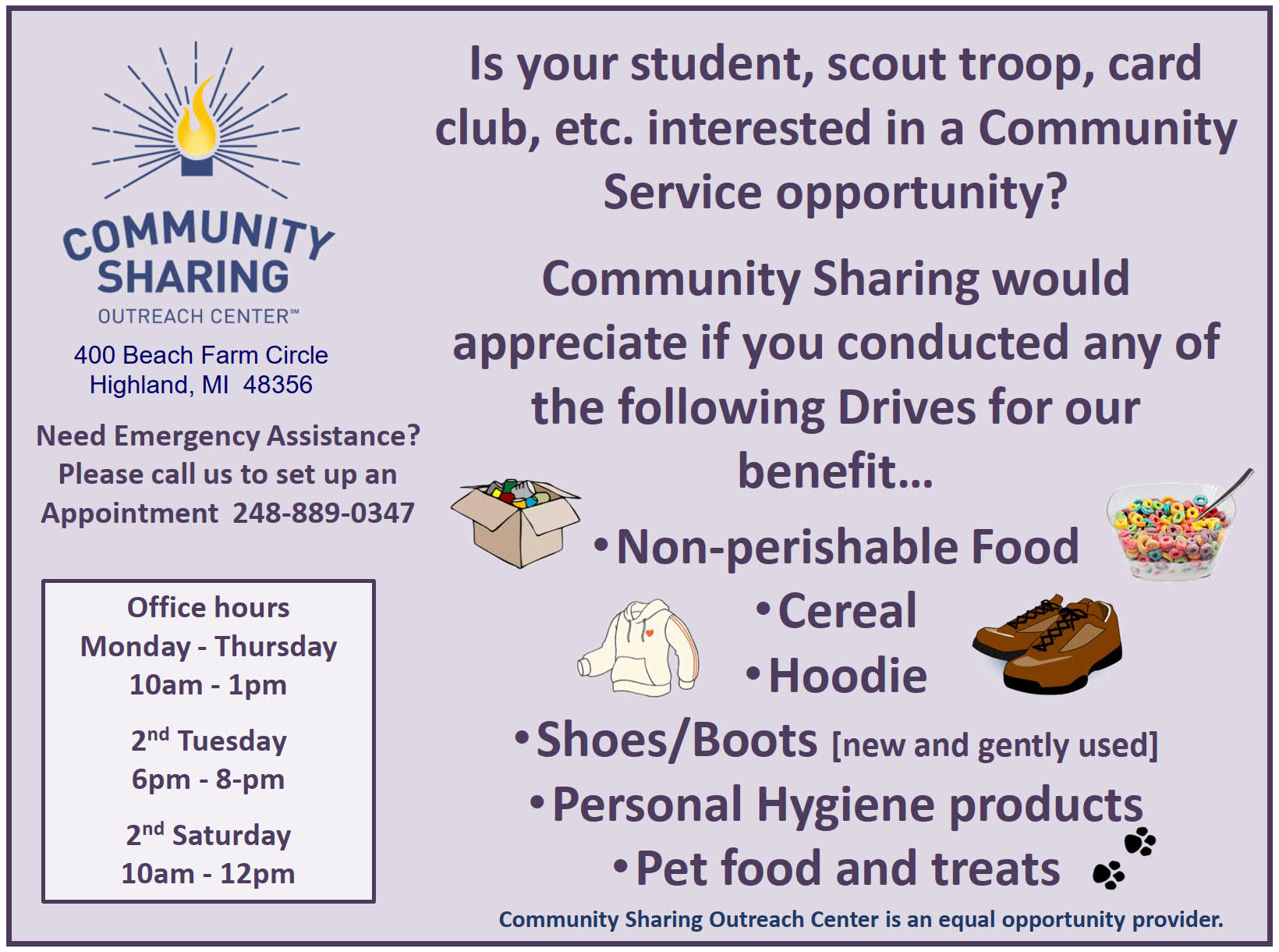 service opportunities